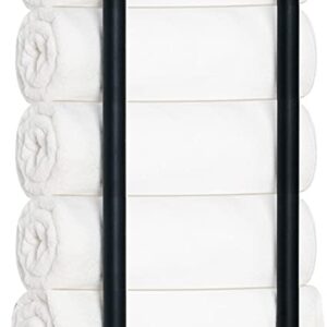 Ilyapa Rustic Towel Bar Toilet Paper Holder Set with Towel Ring